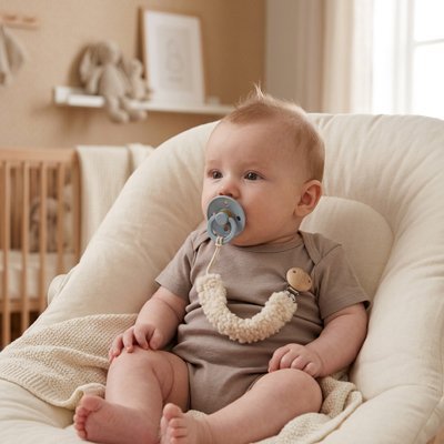 Attache tetine | Colorée Lavable - Luxe de bebe