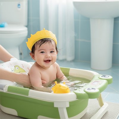Baignoire bébé pliable | Compact & Sécurisée - Luxe de bebe