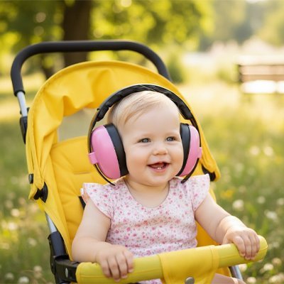 Casque anti bruit bébé | Protection confortable - Luxe de bebe