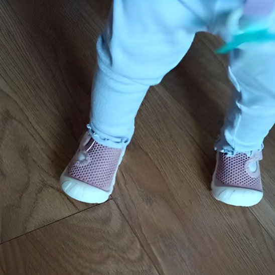 chaussure bebe rose