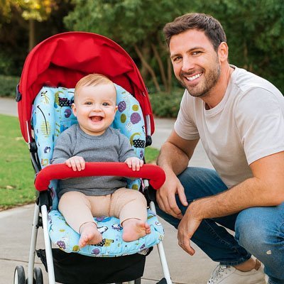 Coussin pour chaise haute | Ultra - Confort - Luxe de bebe