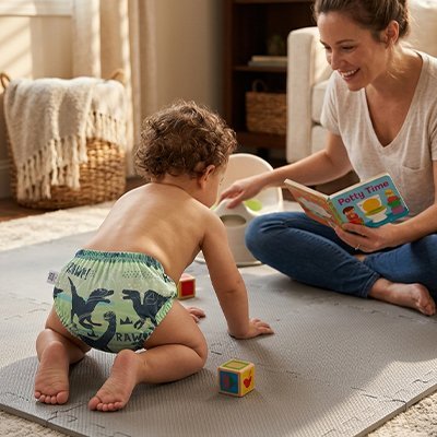 culotte apprentissage propreté bebe joue