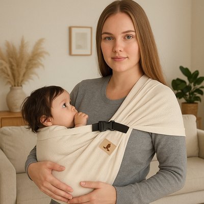 Echarpe de portage | Physiologique - Luxe de bebe