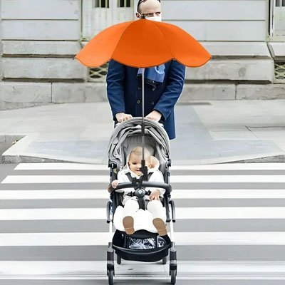 ombrelle pour poussette bebe confort orange