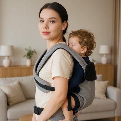 Porte bébé physiologique | UltraConfort - Luxe de bebe