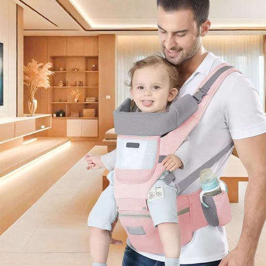 Porte Bébé Ergonomique | Confort Premium - Luxe de bebe